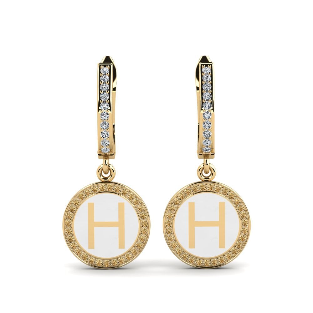 Brown Diamond Women's Earring Elmolt - H