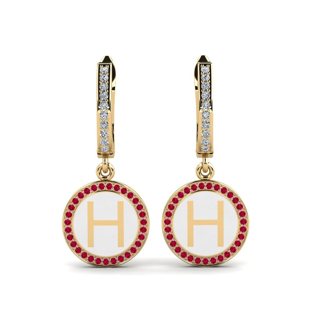 Ruby Women's Earring Elmolt - H