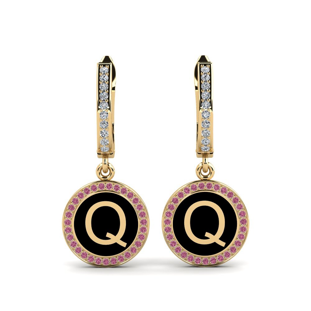 Rhodolite Garnet Women's Earring Elmolt - Q