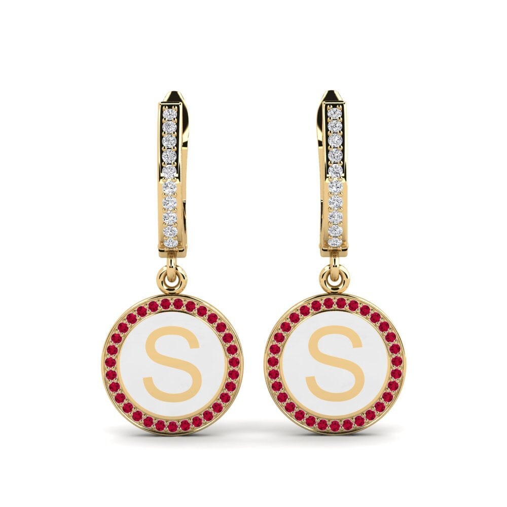 Ruby Women's Earring Elmolt - S