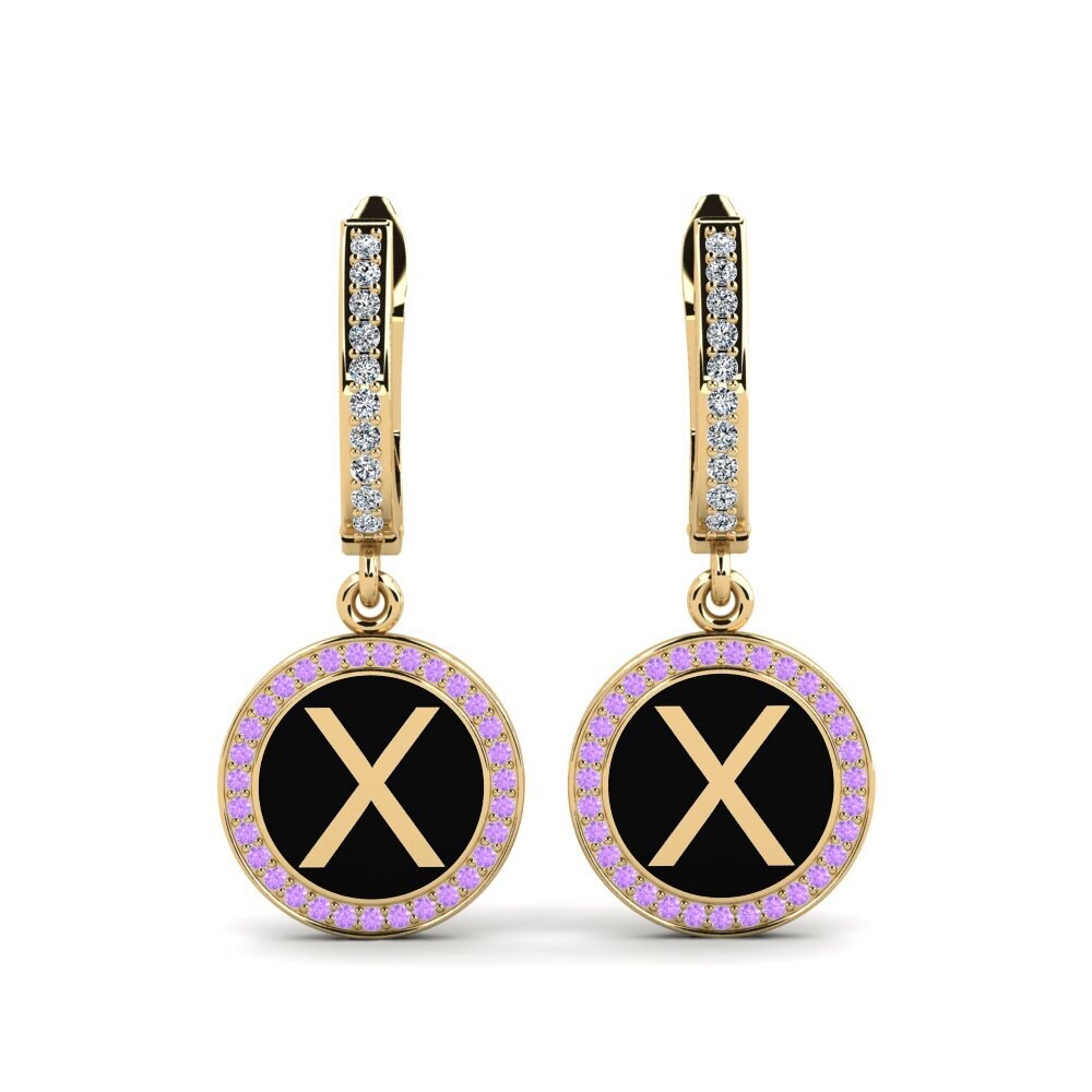 Amethyst Women's Earring Elmolt - X