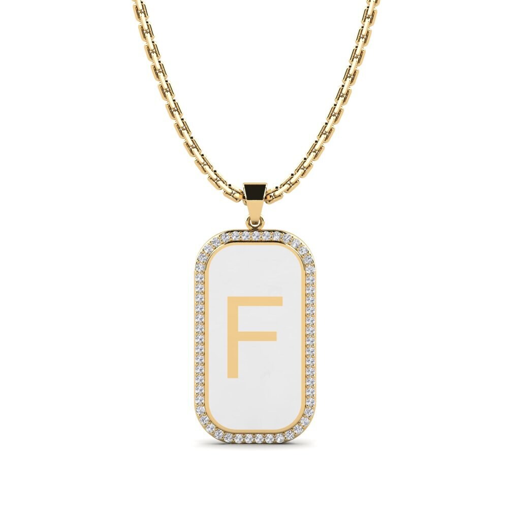 Diamant Damen anhänger Heure - F