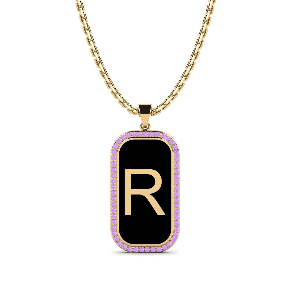 Amethyst Damen anhänger Heure - R