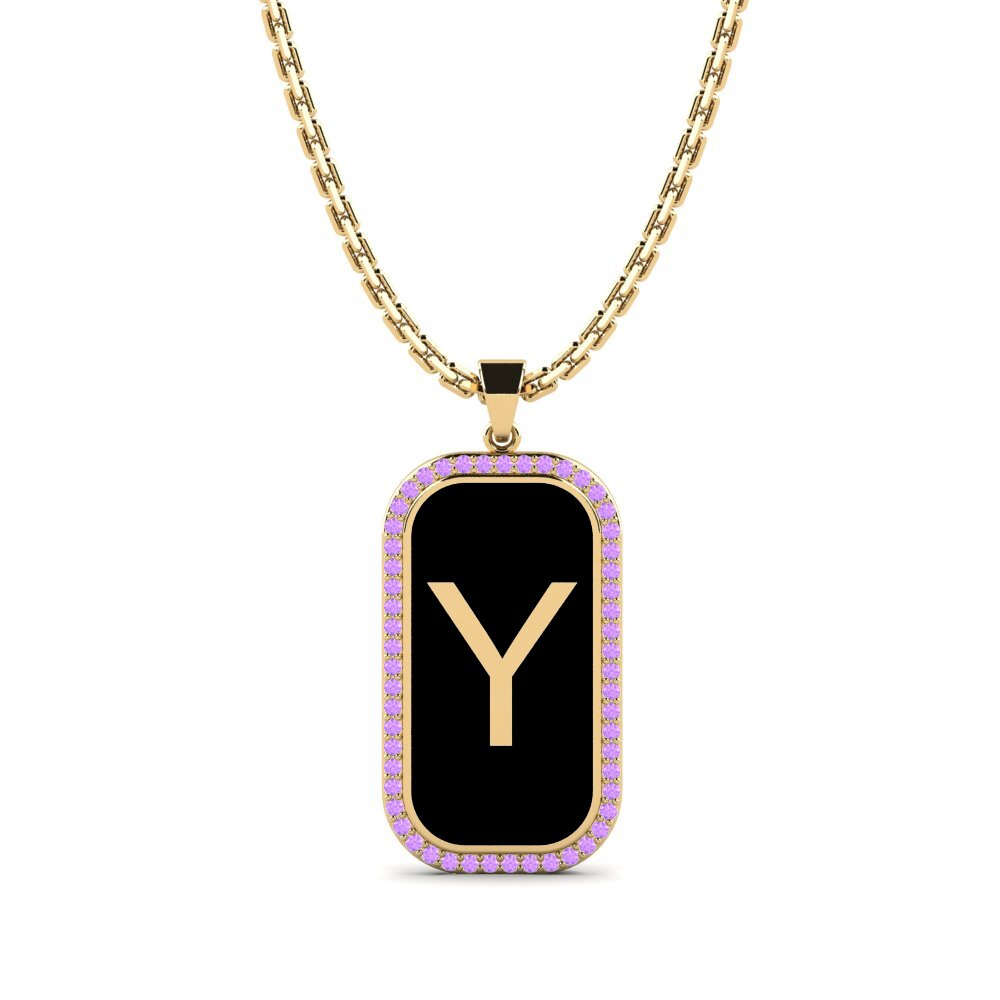 Amethyst Damen anhänger Heure - Y
