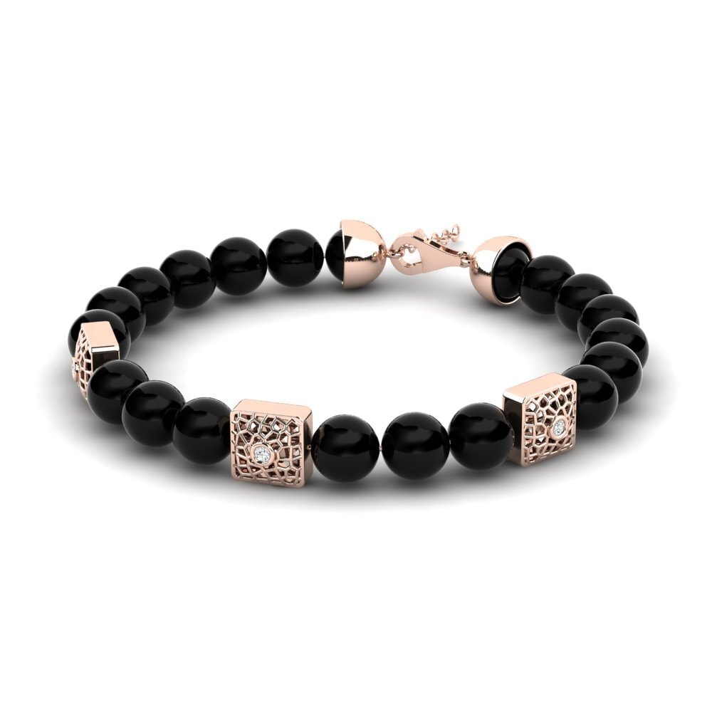 14ct Rose Gold Men's Bracelet Hyro