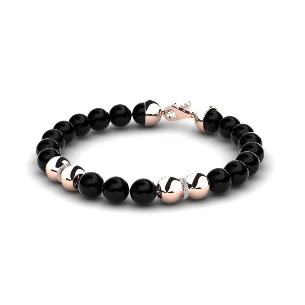 14K Rose Gold Men's Bracelet Zemulan