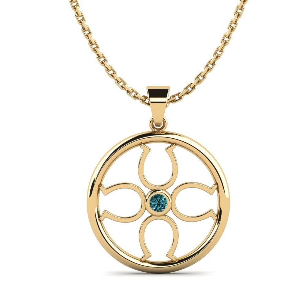 Blue Diamond Women's Pendant Actero