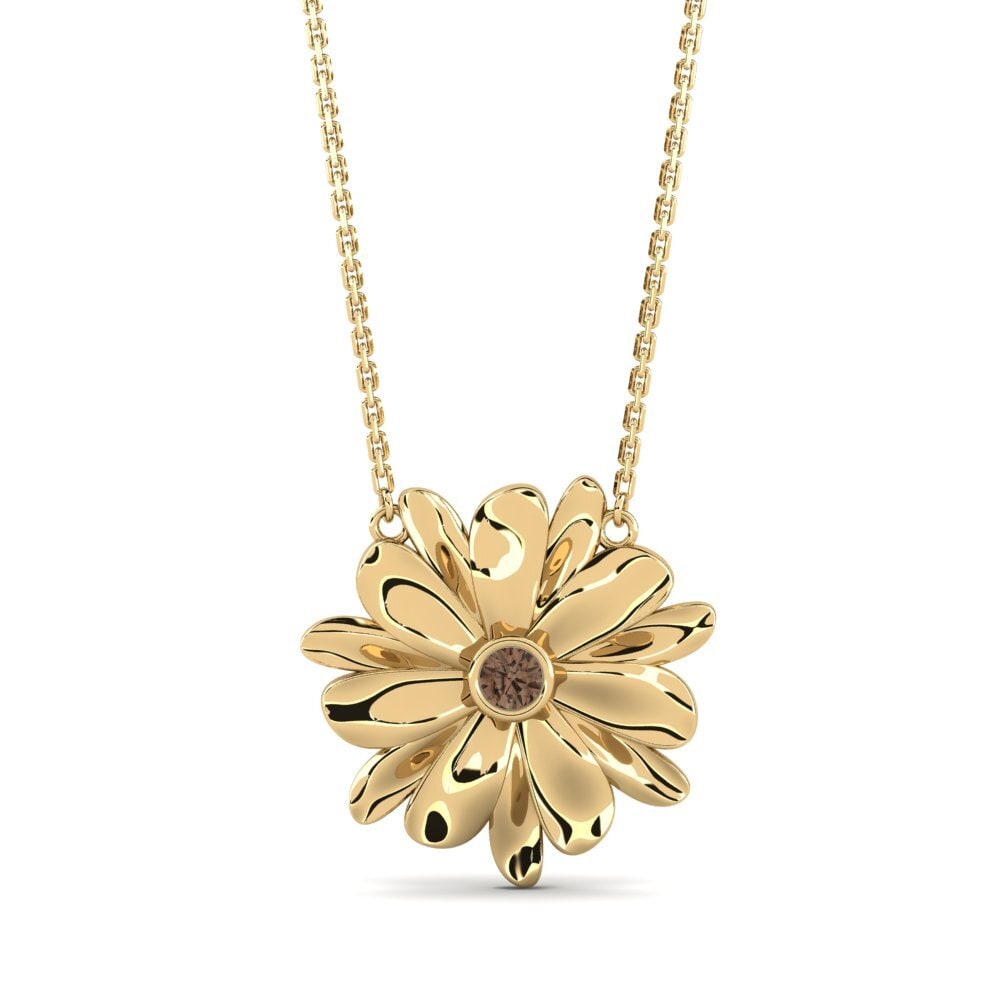 Smoky Quartz Women's Necklace Adlootto