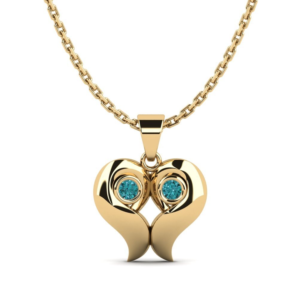 Blue Diamond Women's Pendant Adnedler