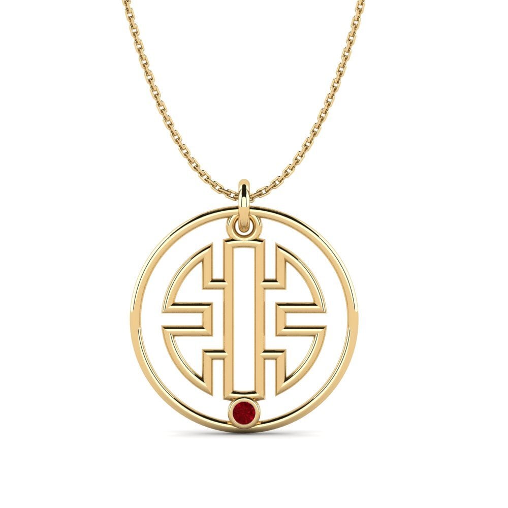 Red Zirconia Women's Pendant Alizani