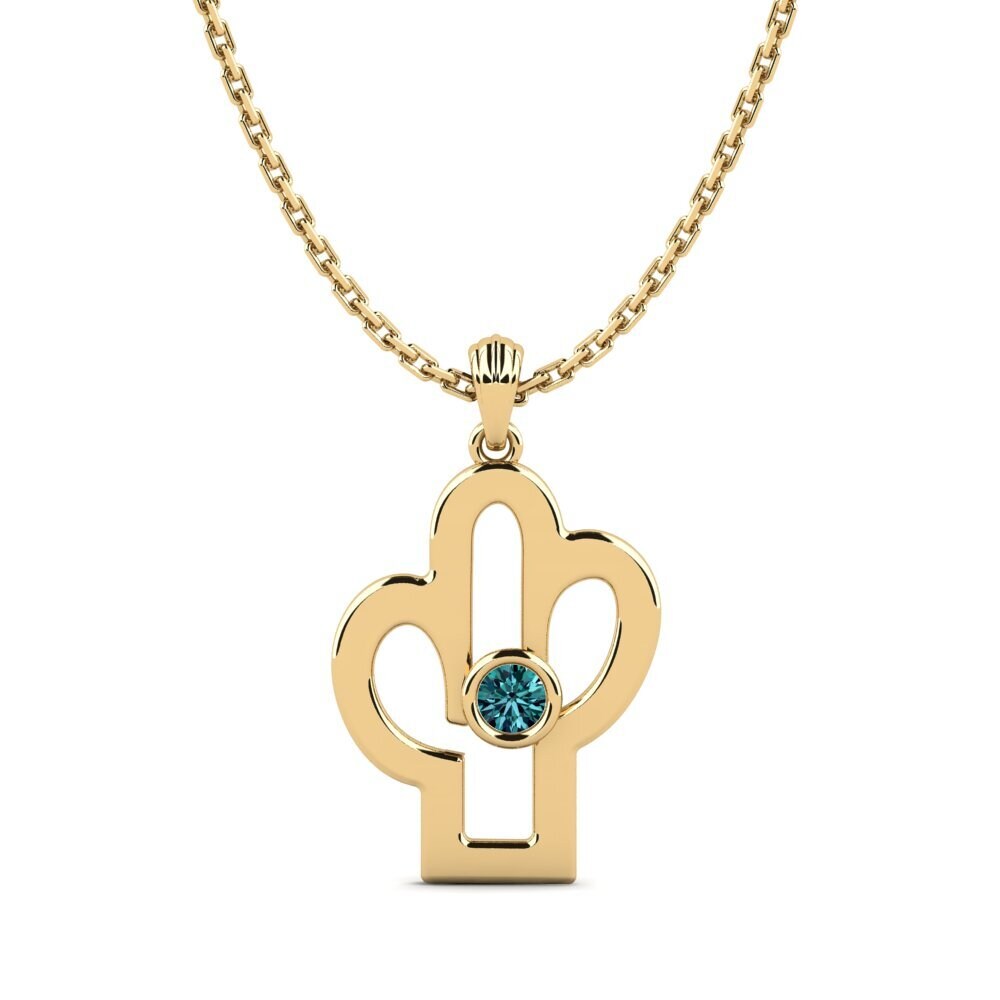 Blue Diamond Women's Pendant Alloun