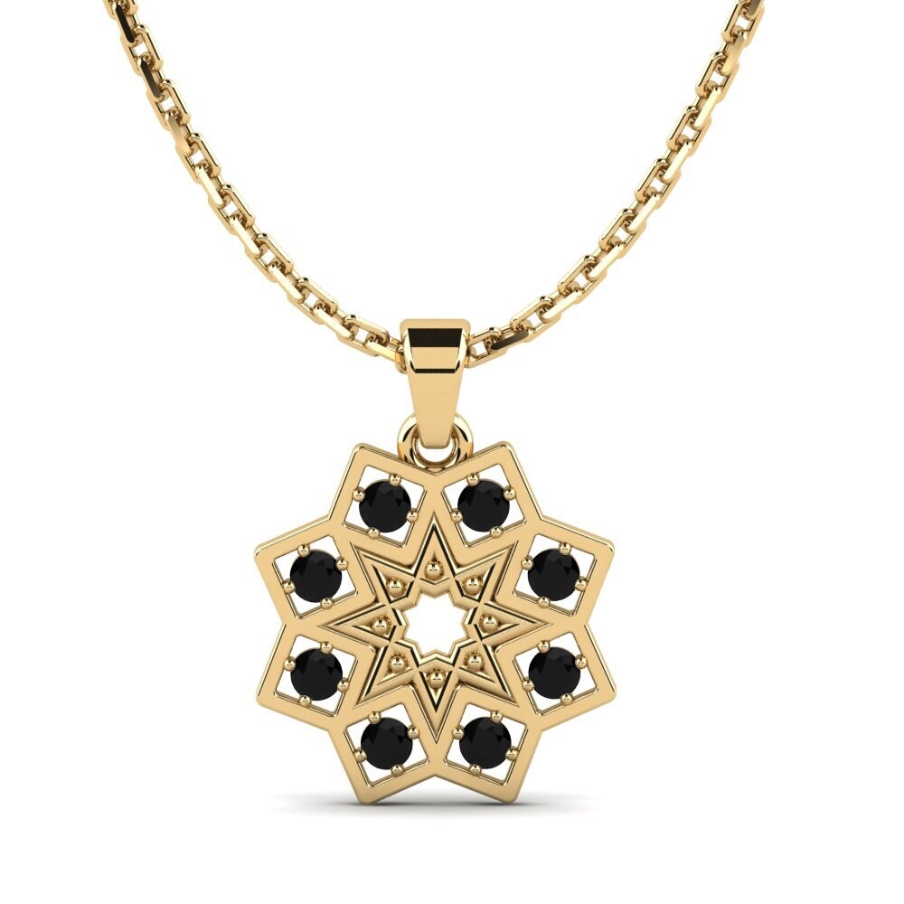 Black Onyx Women's Pendant Amoterak