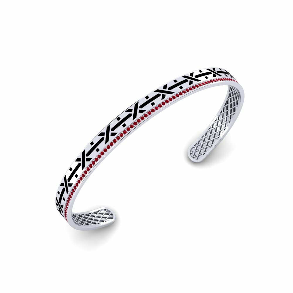 Rode Zirkoon Heren armband Aggrons