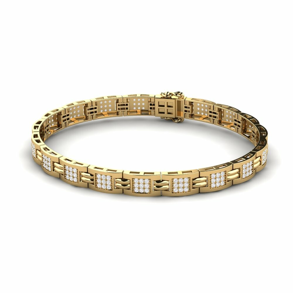White sapphire Men's Bracelet Breven