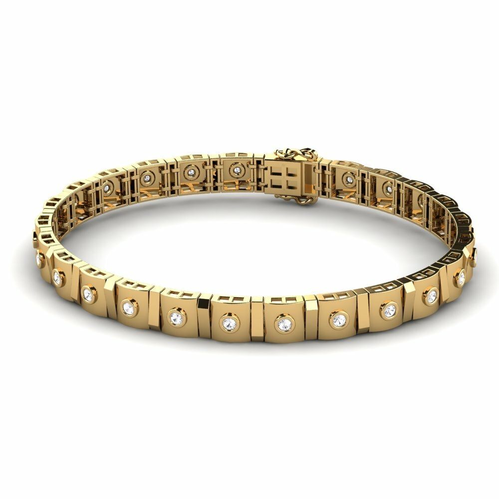 White sapphire Men's Bracelet Crescere