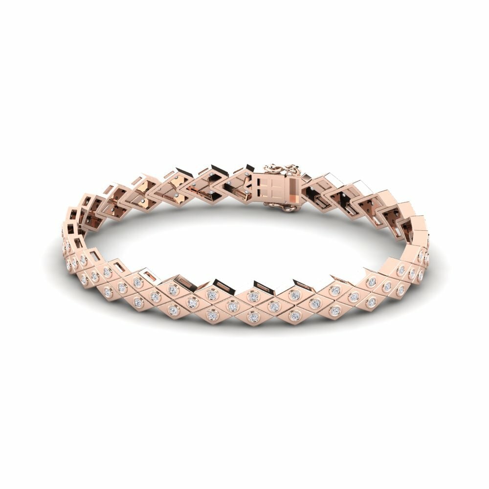 9ct Rose Gold Men's Bracelet Desiderare