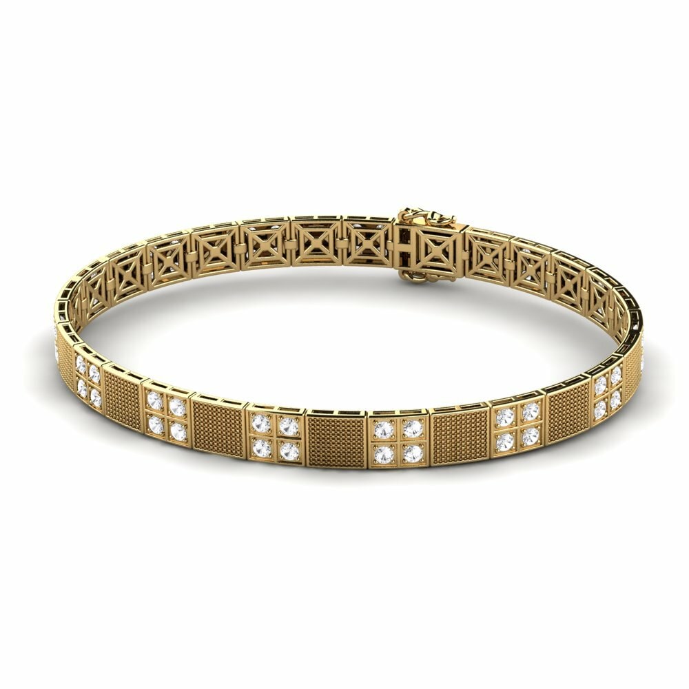 White sapphire Men's Bracelet Dialecte