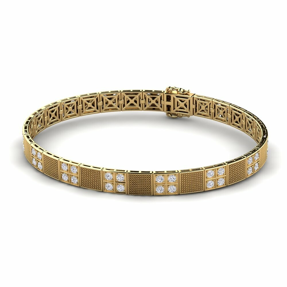 Laboratorium Gekweekte Diamant Heren armband Dialecte