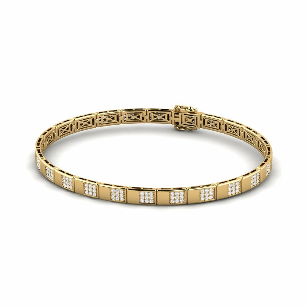 White sapphire Men's Bracelet Dialectique