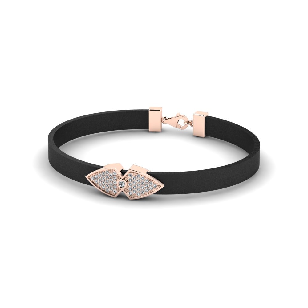 14ct Rose Gold Men's Bracelet Farabitona