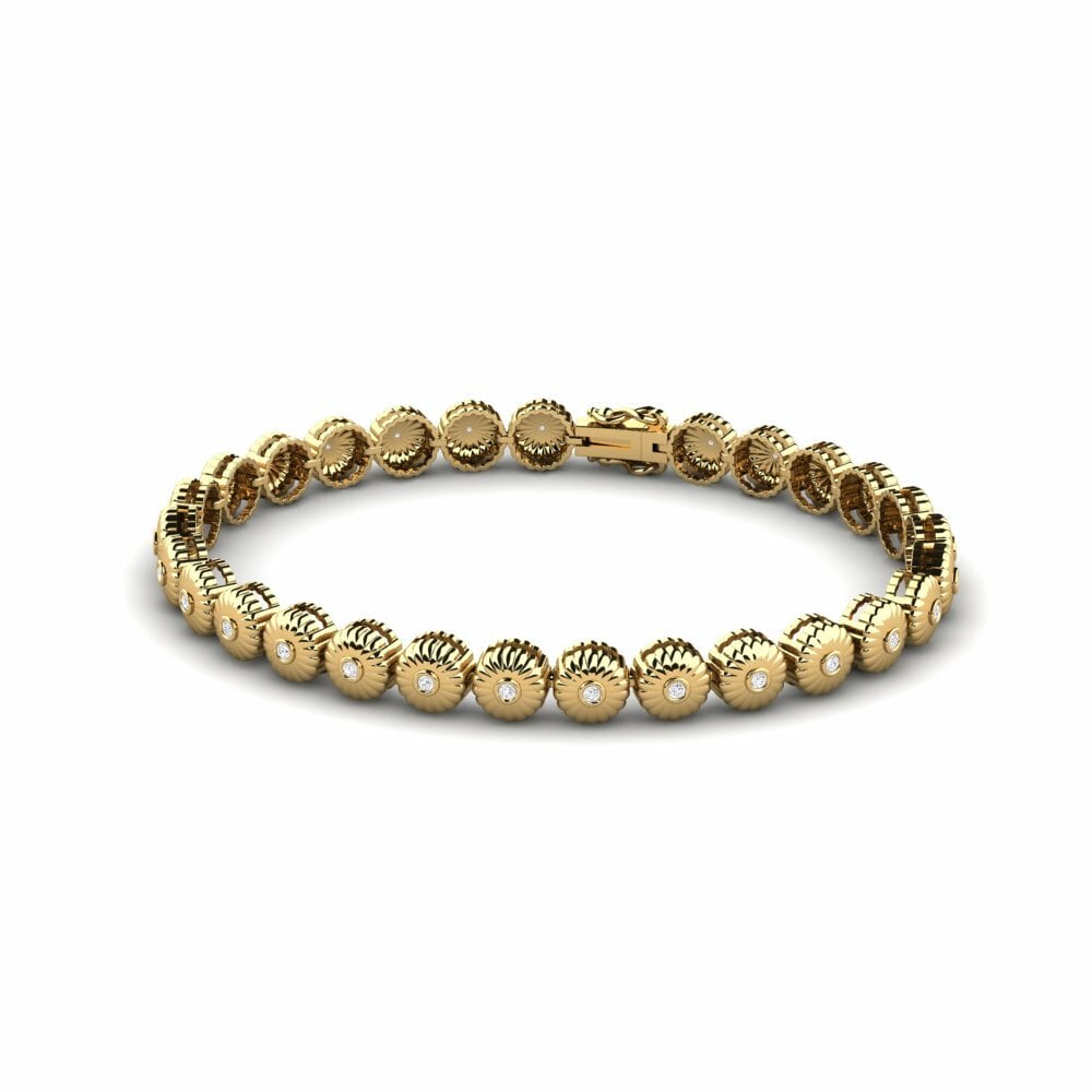 White sapphire Men's Bracelet Heal