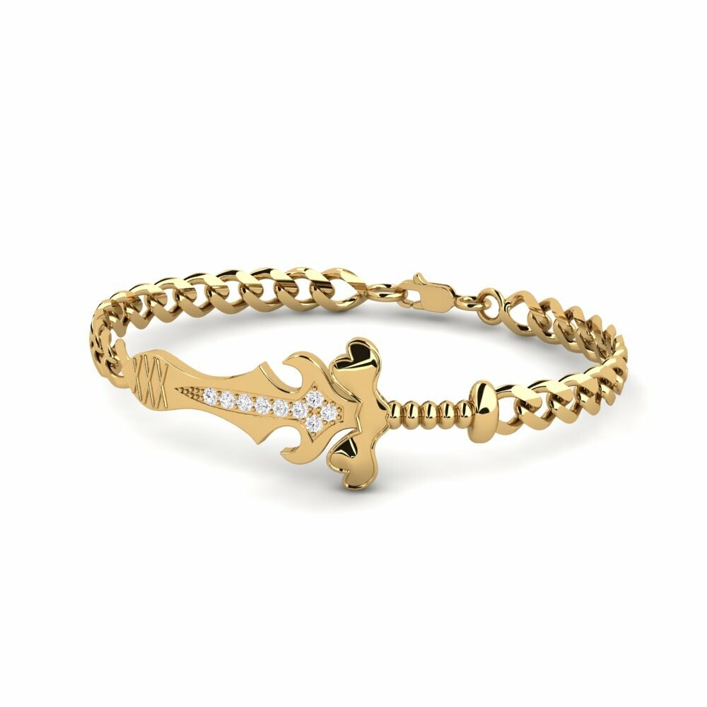 White sapphire Men's Bracelet Zacian
