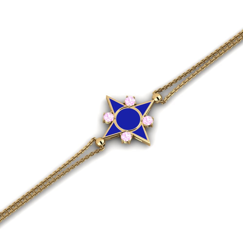Pink Sapphire Women's Bracelet Lunatic