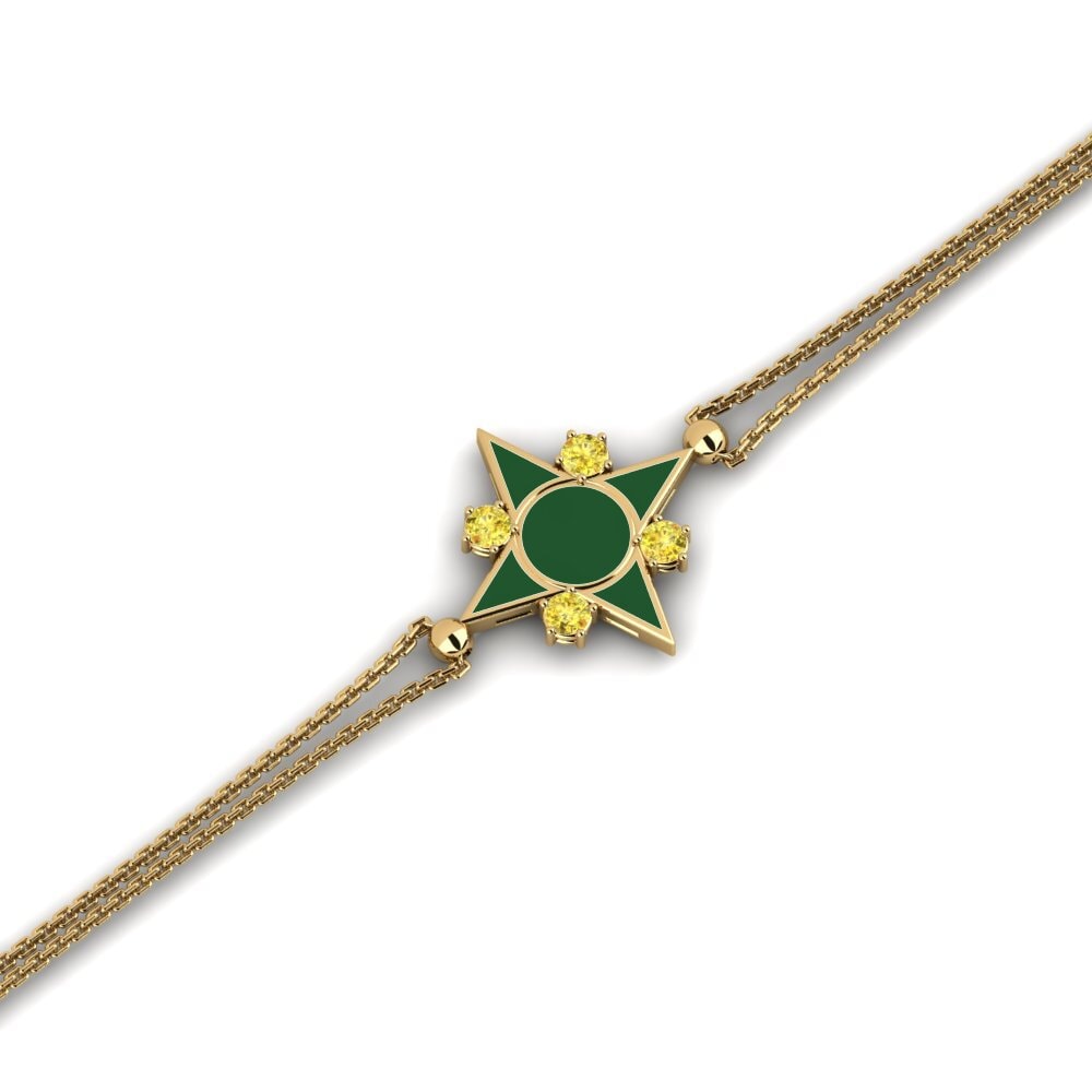Yellow Sapphire Women's Bracelet Lunatic