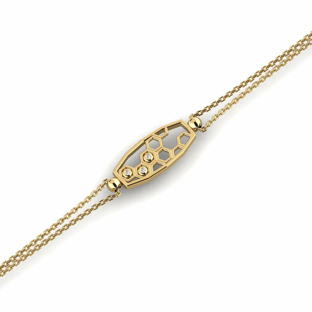 Moissanite Bracelet pour femme Metayage
