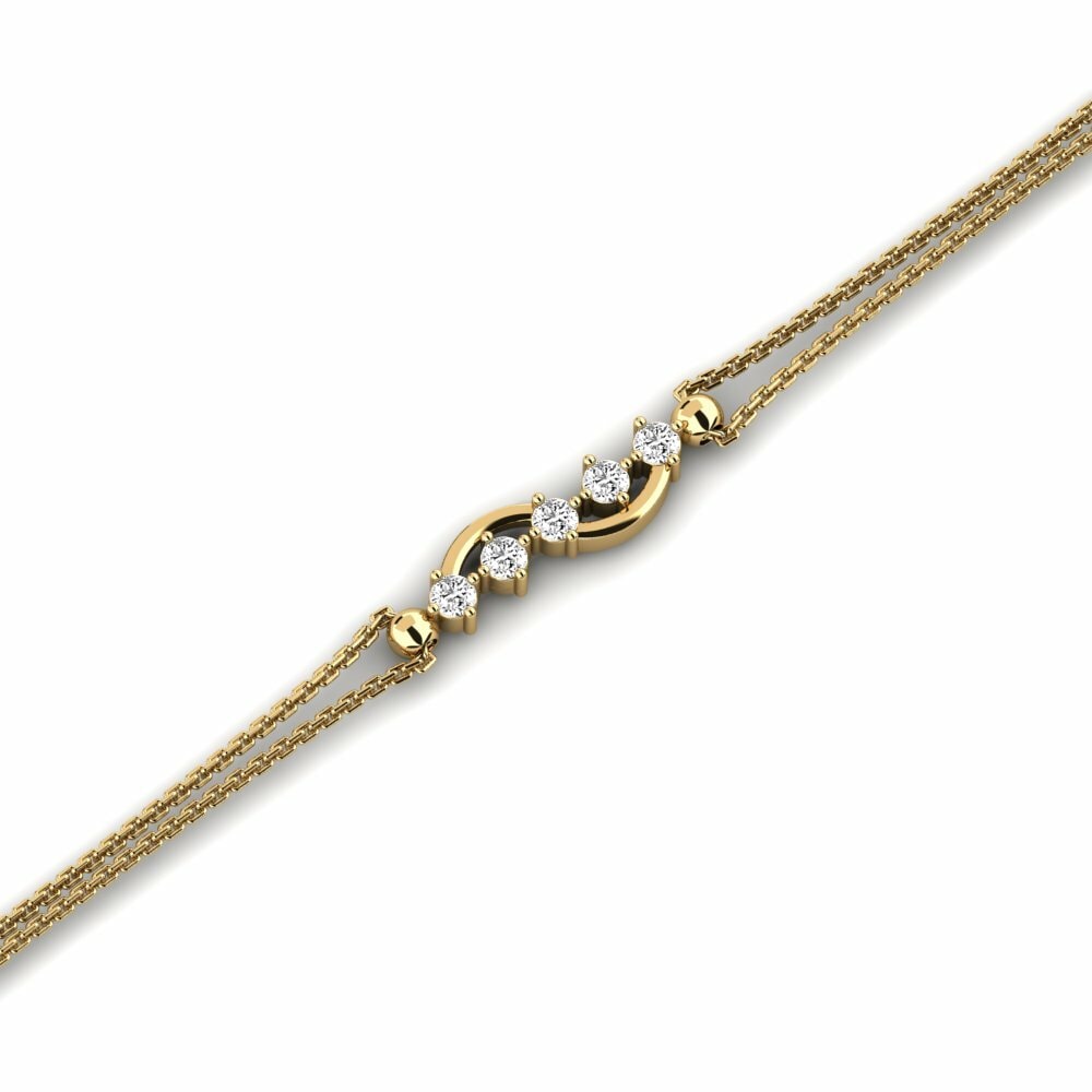 Moissanite Bracelet pour femme Mezzanine
