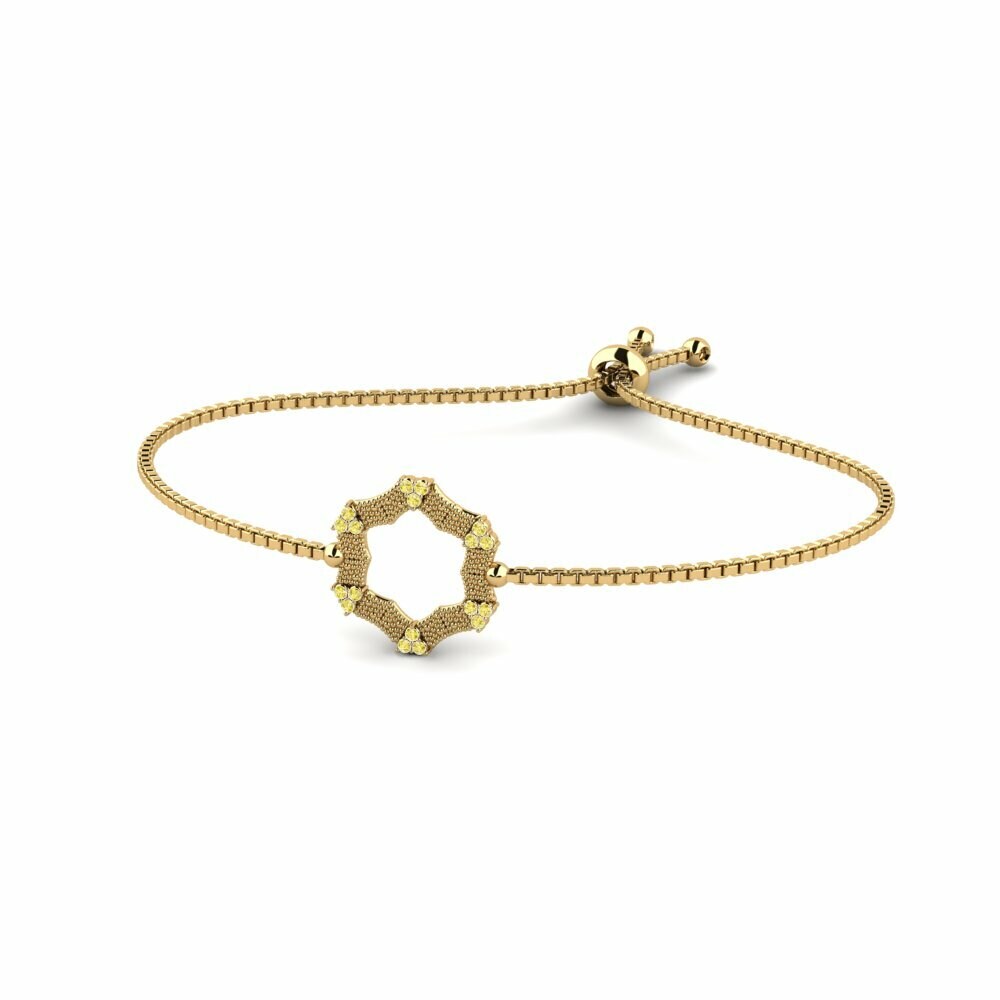 Saphir Jaune Bracelet pour femme Miae