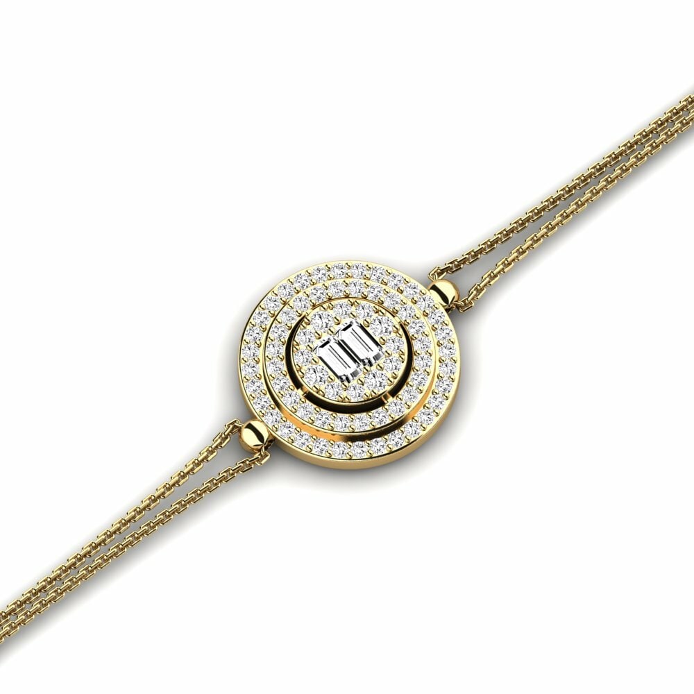 Moissanite Bracelet pour femme Mikelatos