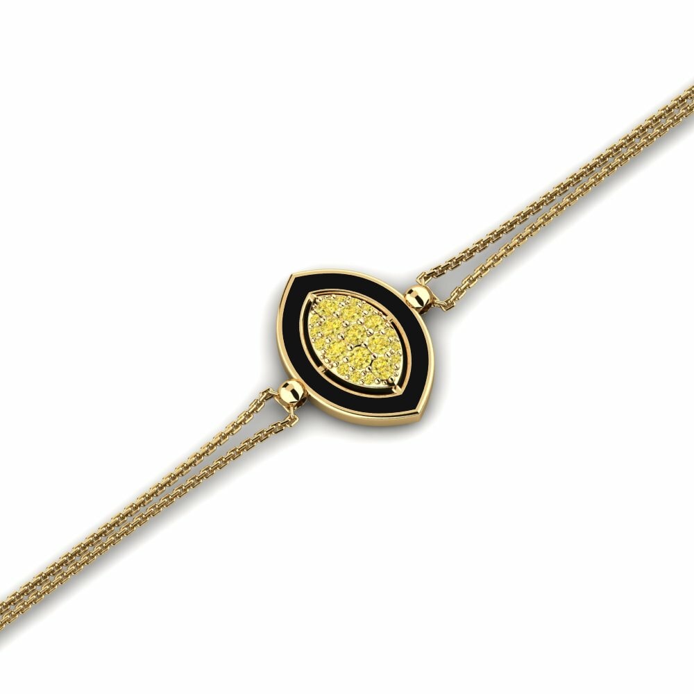 Saphir Jaune Bracelet pour femme Milvian
