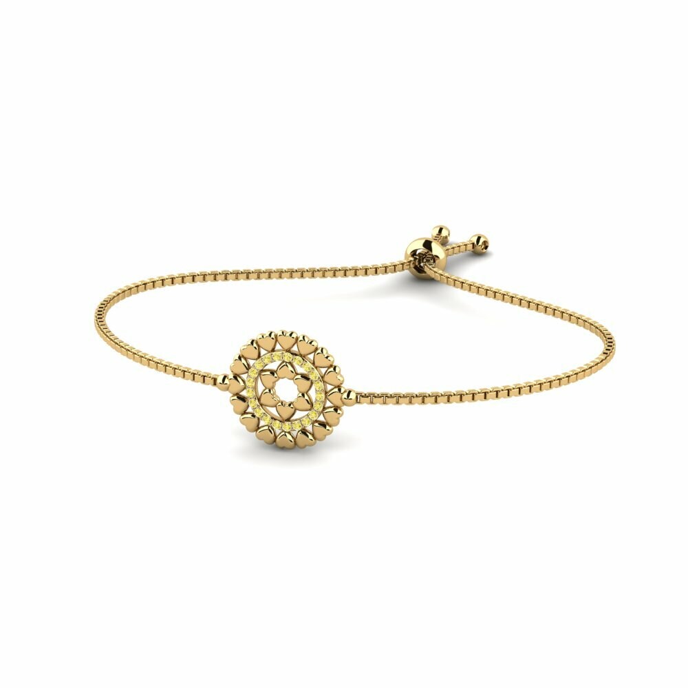 Saphir Jaune Bracelet pour femme Mirins