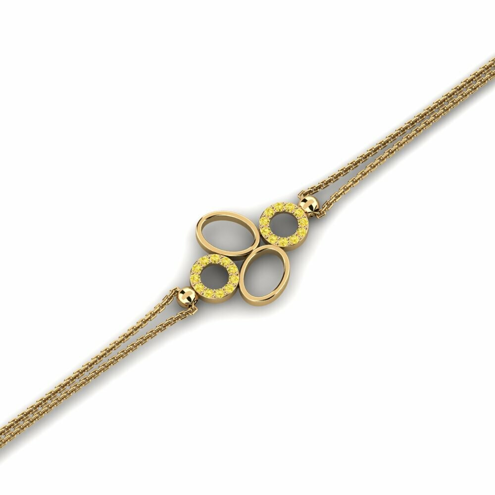 Saphir Jaune Bracelet pour femme Mirko