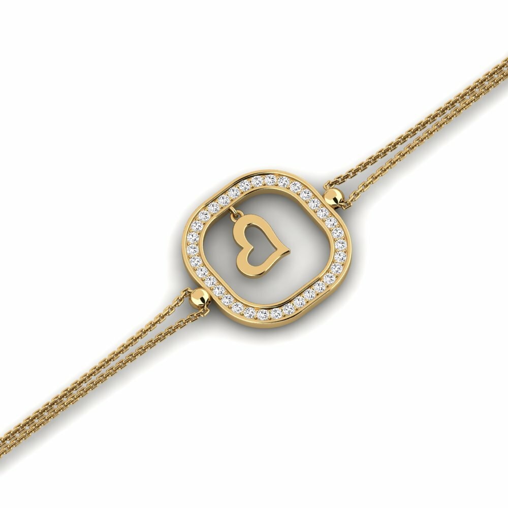 Moissanite Bracelet pour femme Miroiterie