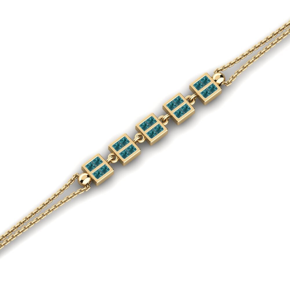Blue Diamond Women's Bracelet Misdra