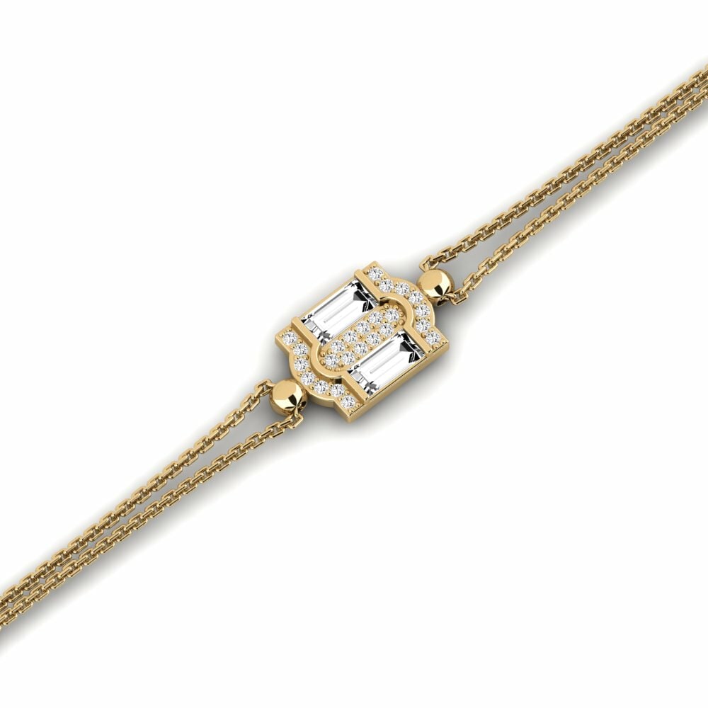 Moissanite Bracelet pour femme Mittiew