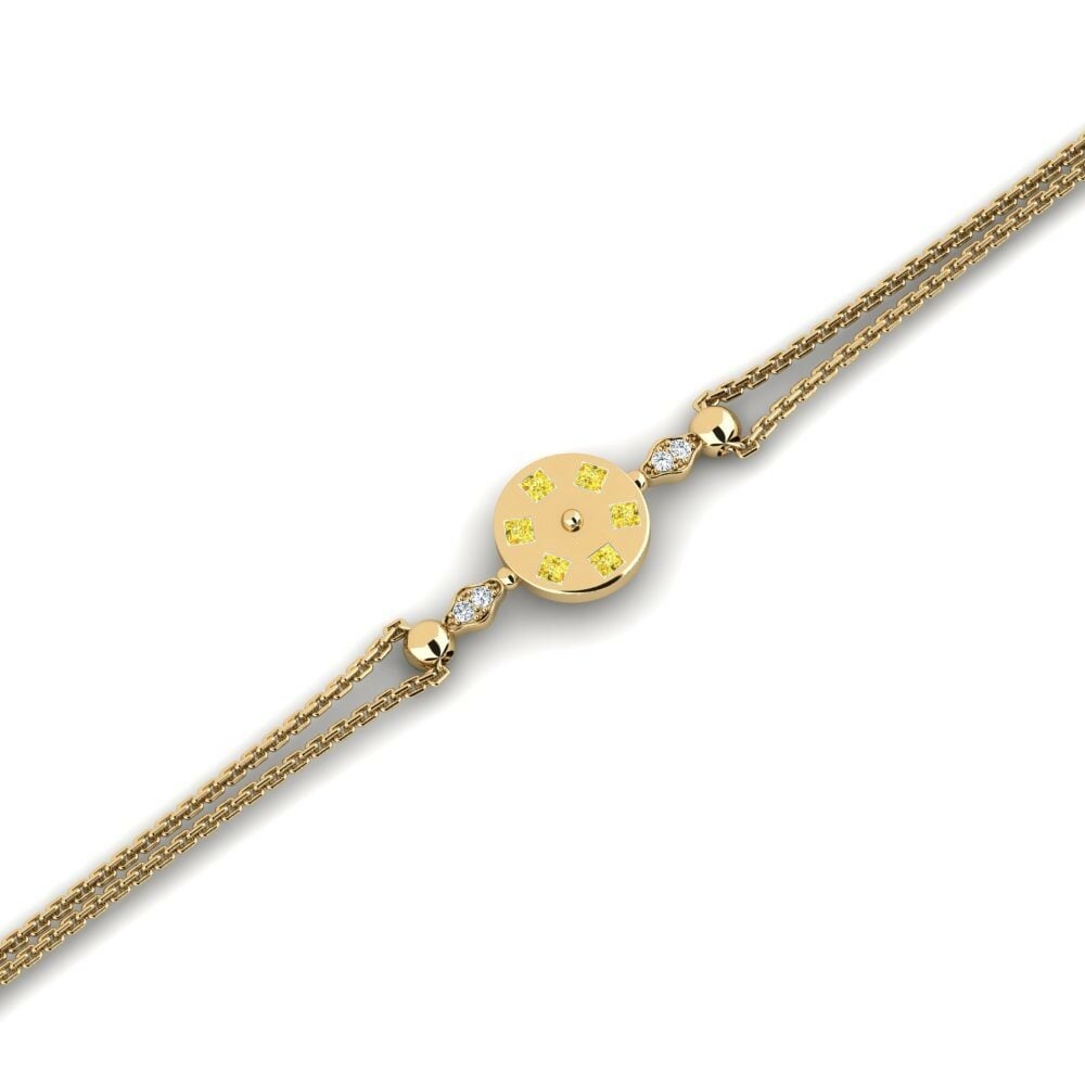 Saphir Jaune Bracelet pour femme Mofoblitzer