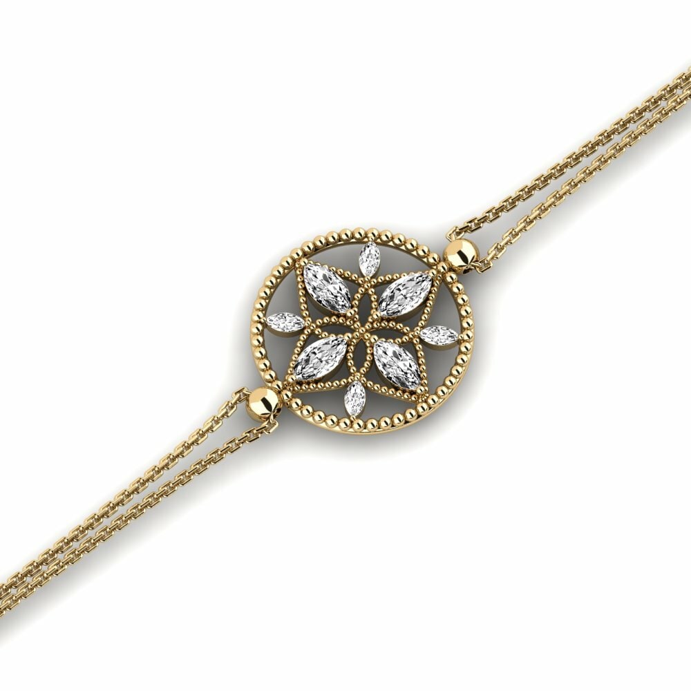 Moissanite Bracelet pour femme Moiresw