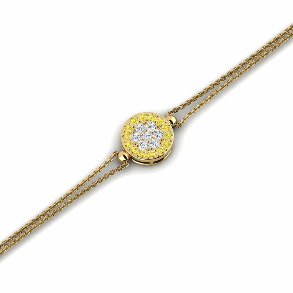 Saphir Jaune Bracelet pour femme Montan