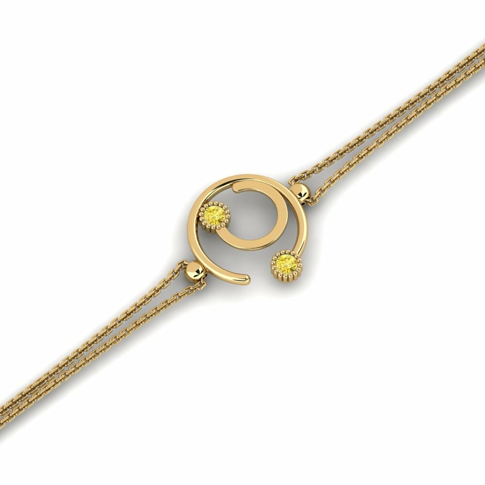 Saphir Jaune Bracelet pour femme Motet
