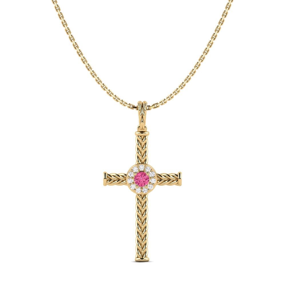 Pink Tourmaline Women's Pendant Kruco
