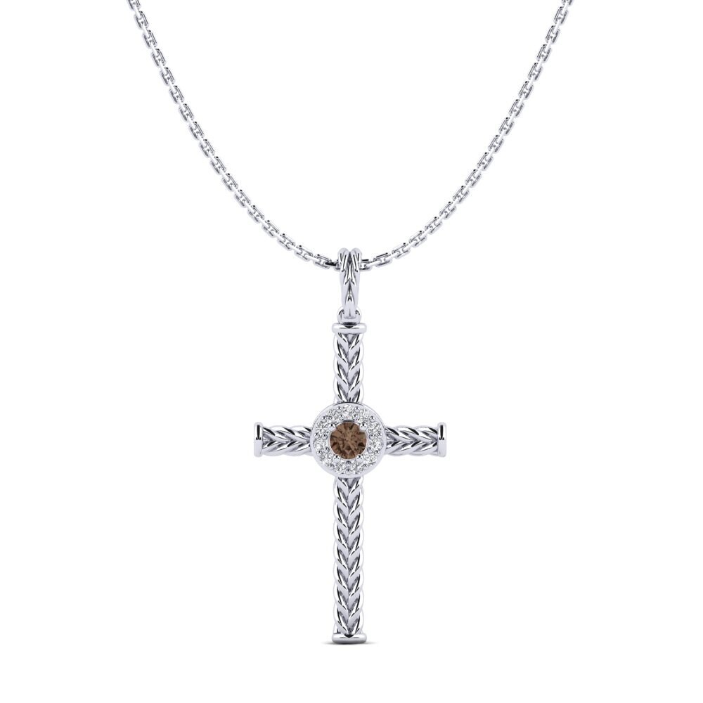 Smoky Quartz Women's Pendant Kruco