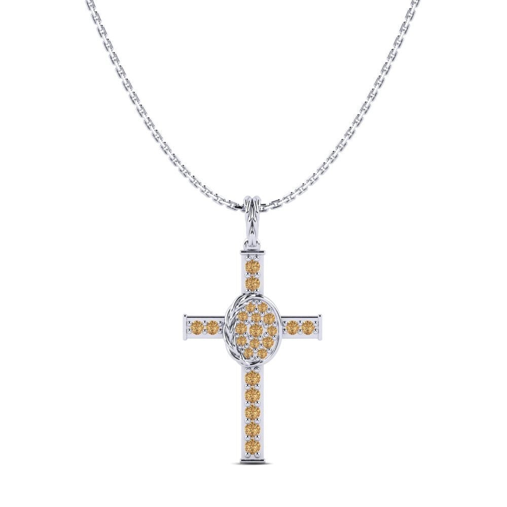 950 Platinum Brown Diamond Women's Pendant Recovery