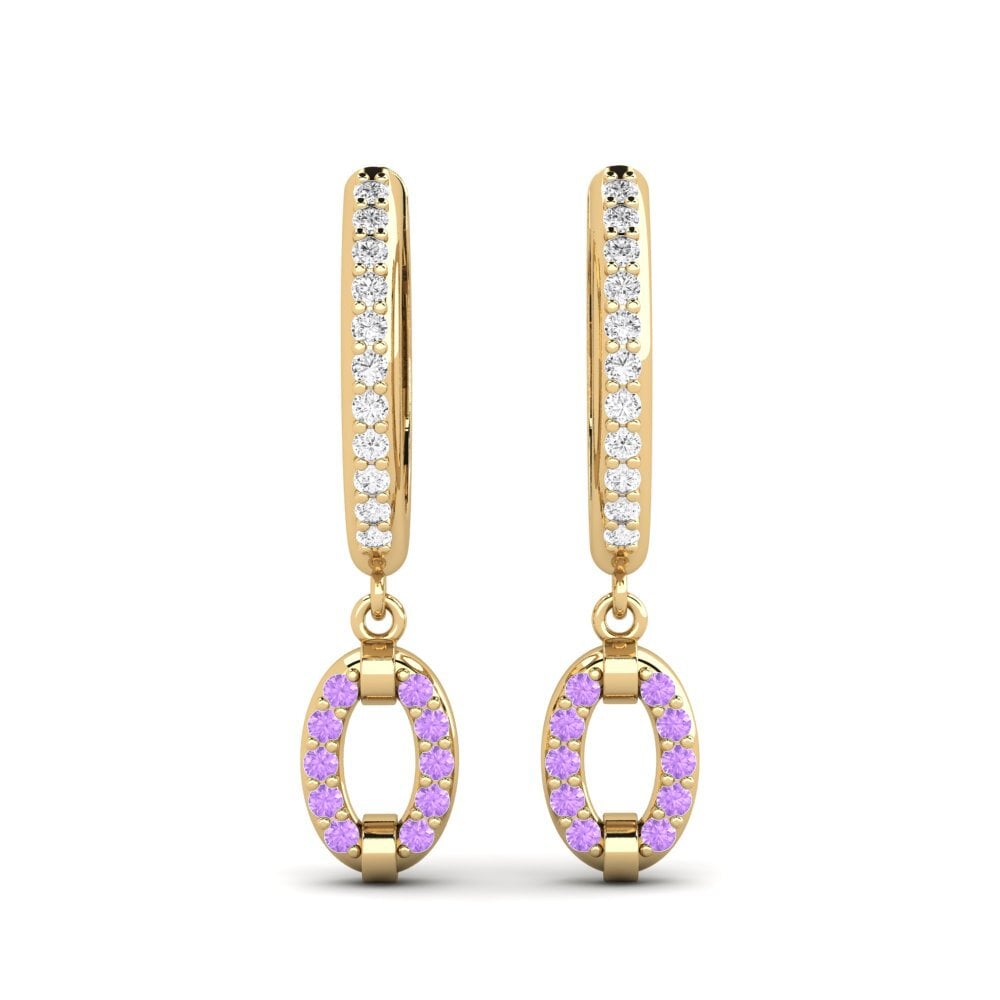 Amethyst Women's Earring Feja