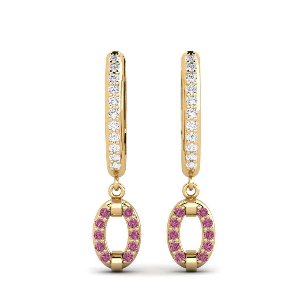 Rhodolite Garnet Women's Earring Feja