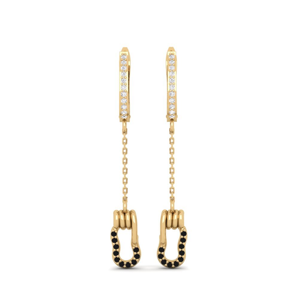 Black Onyx Women's Earring Fugacious