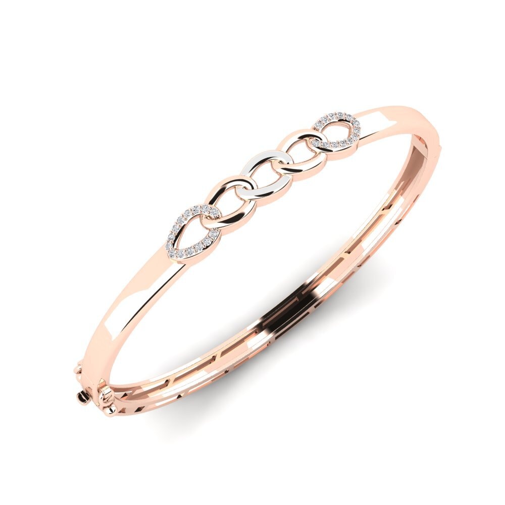 14k Rose Gold Women's Bangle Parella