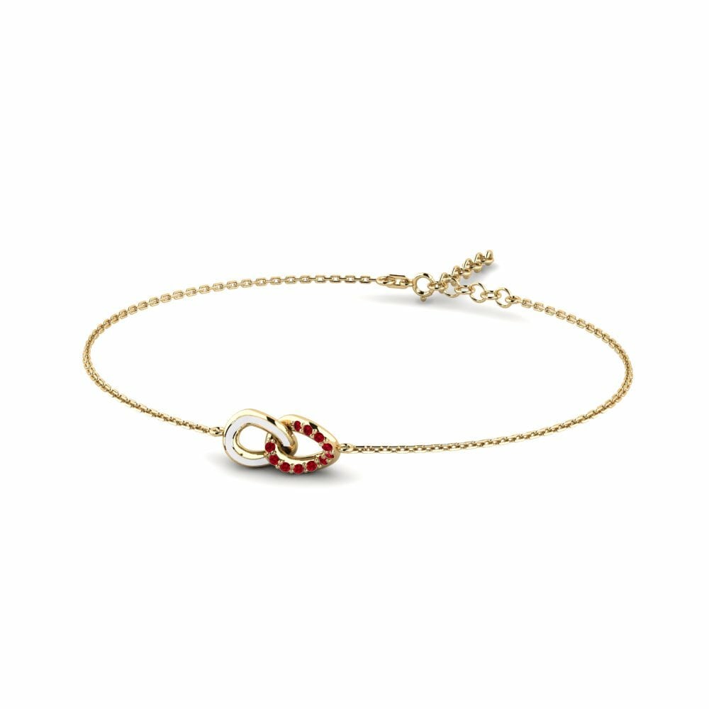 Zircone Rouge Bracelet pour femme Segwera